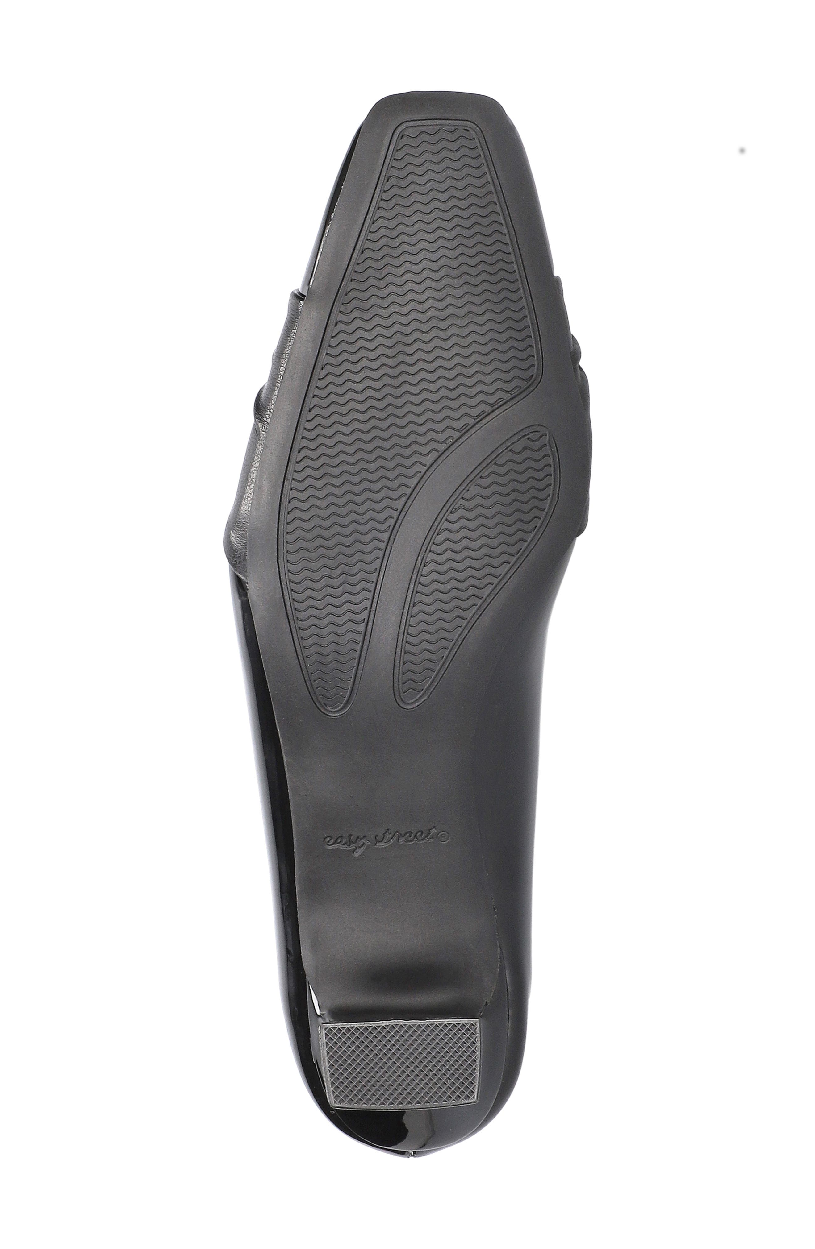 Waive Square Toe Pump - Multiple Widths Available, Alternate, color, BLACK PATENT/BLACK