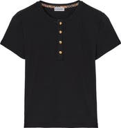 Burberry Cropped Cotton T-shirt