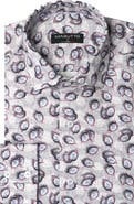 MASUTTO Livio Print Button-Up Long Sleeve Shirt