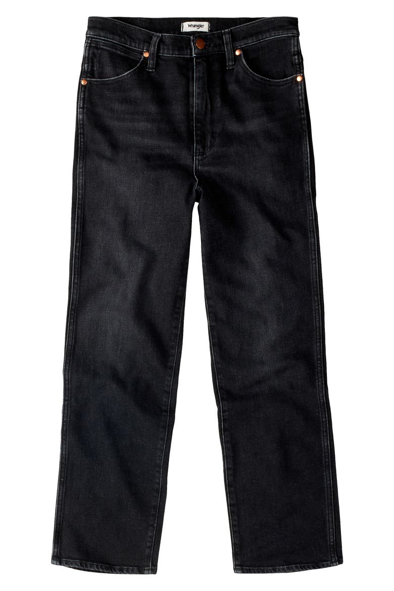 Wild West High Waist Ankle Straight Leg Jeans, Alternate, color, NIGHT FEVER