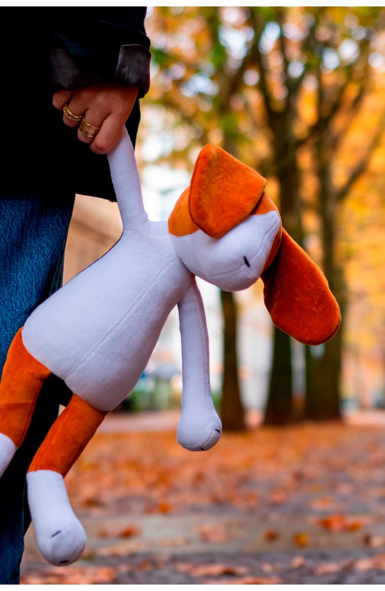 ADADA Barry the Beagle Dog stuffed animal brown, Alternate, color, Brown