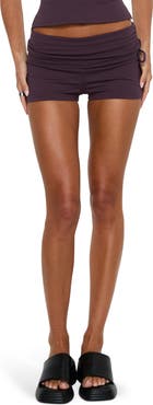 Princess Polly Daily Define Ruched Side Tie Micro Shorts
