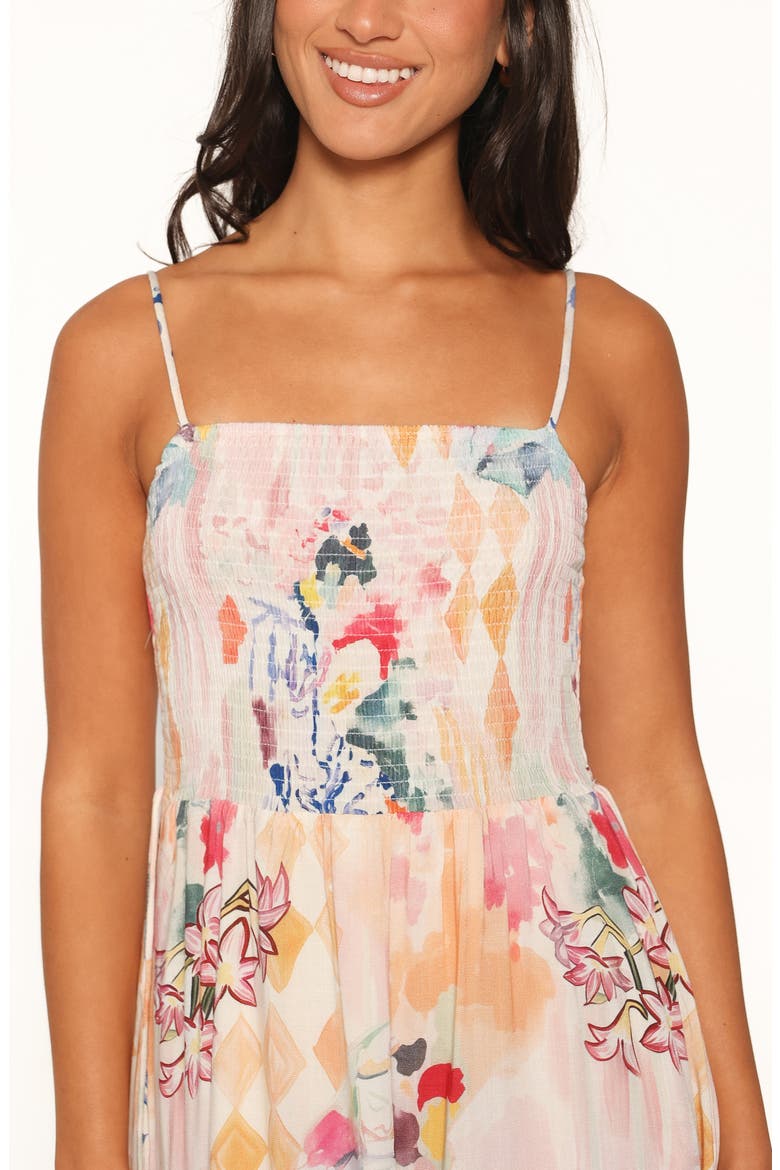 Kalyn Maxi Dress, Alternate, color, PINK WATERCOLOR