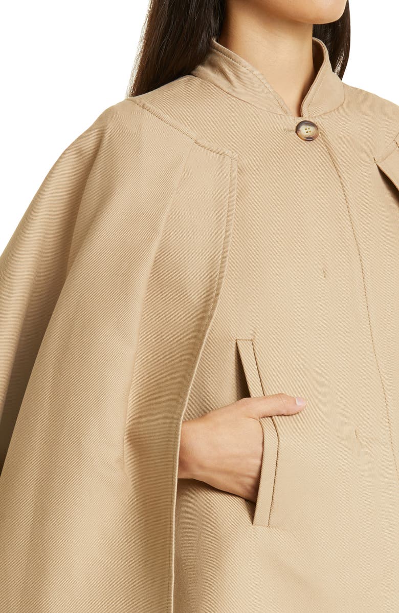 Max Mara Valdez Cotton Cape, Alternate, color,