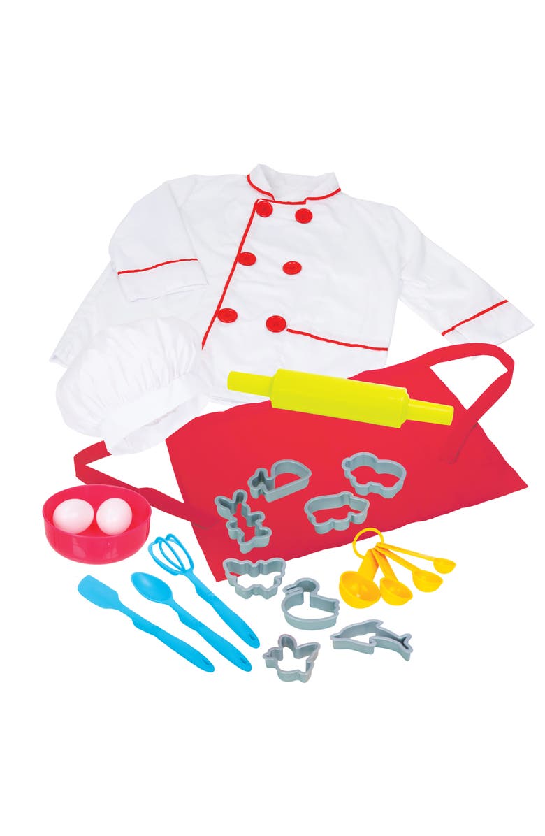 Playful Minds Chef Roleplay Set, 21 Pieces, Main, color, Multicolored