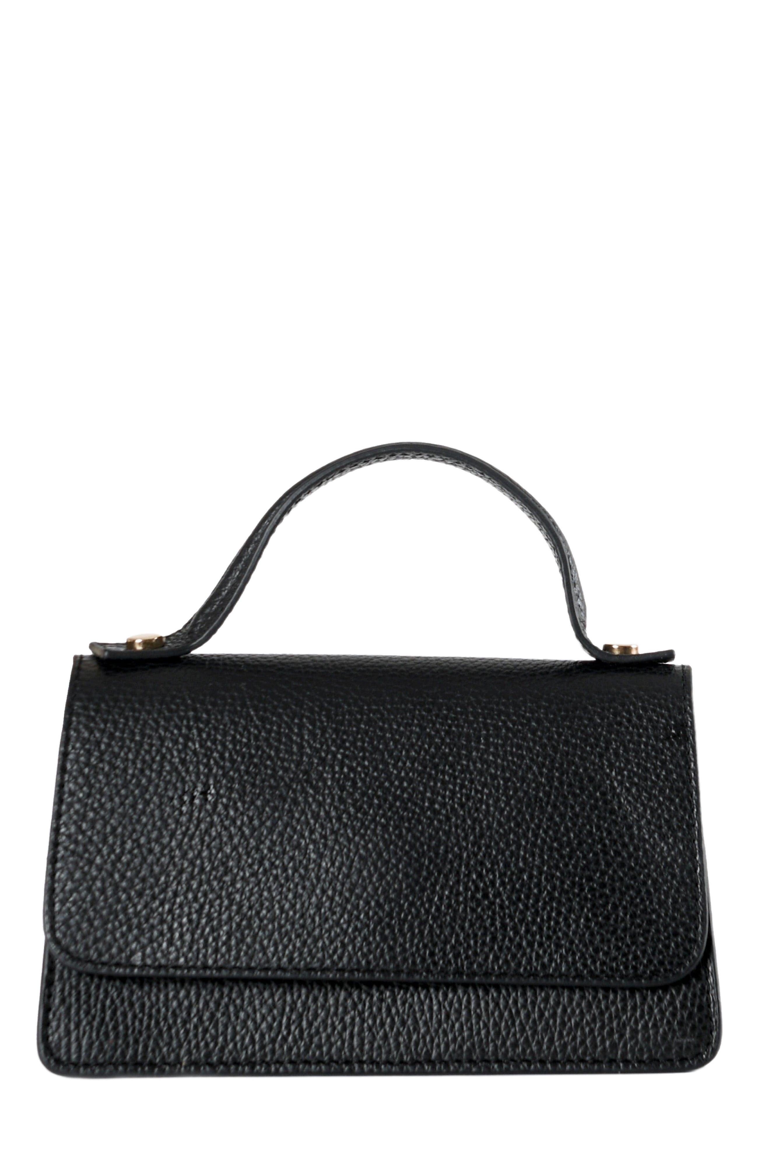 Forever & Always Shoes Chiara Leather Mini Doctor Bag, Alternate, color, 