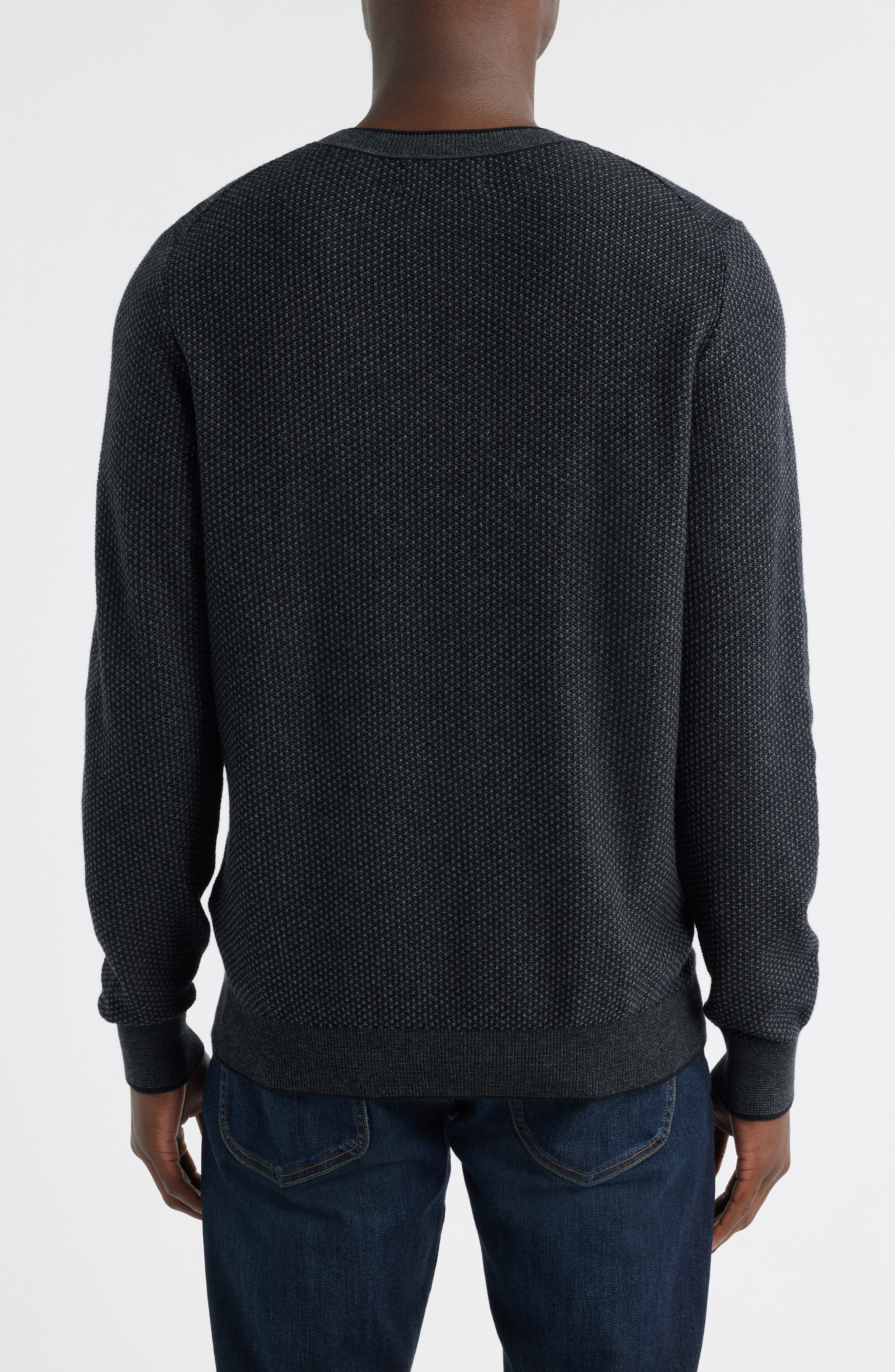 Texture Cotton & Cashmere Sweater - image 2