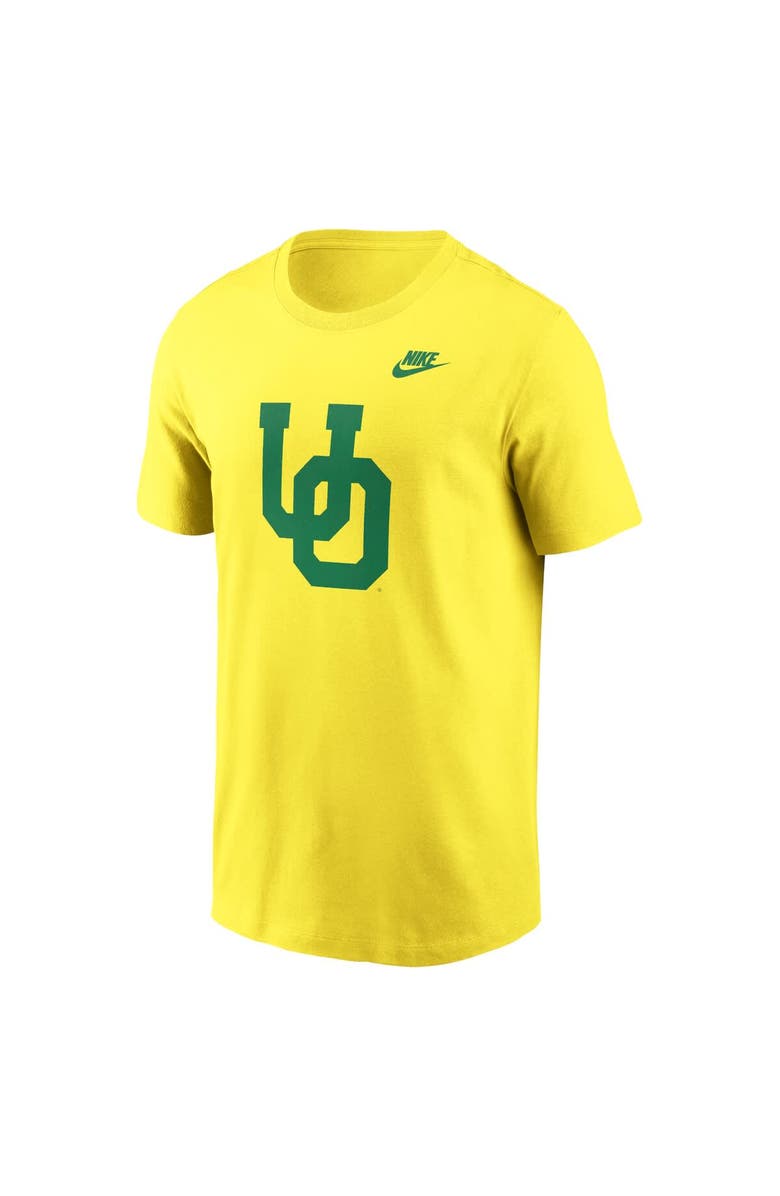 Nike Men's Nike Yellow Oregon Ducks Legacy Alternate Logo T-Shirt, Alternate, color, Yellow