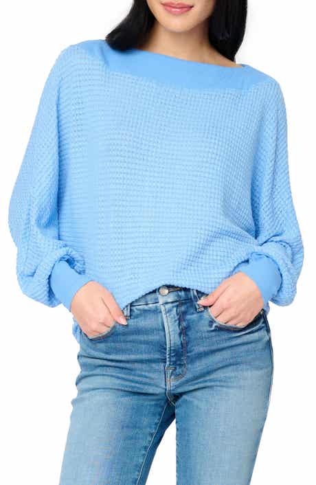 GIBSONLOOK Wheels Up Open Weave Sweater