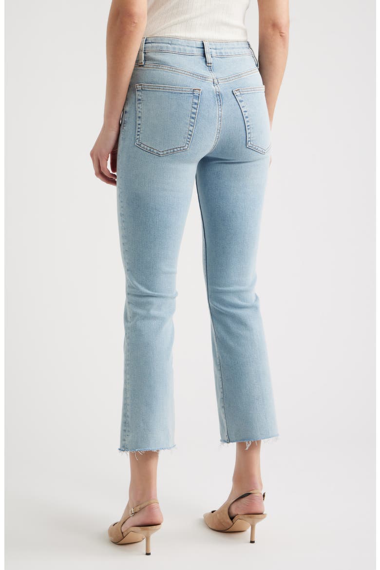 The Reboot High Waist Crop Flare Jeans, Alternate, color, TRIBUTE RAW FRAY