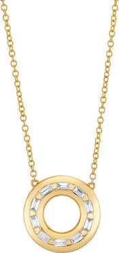 SHAY 18K Gold Diamond Orbit Pendant Necklace