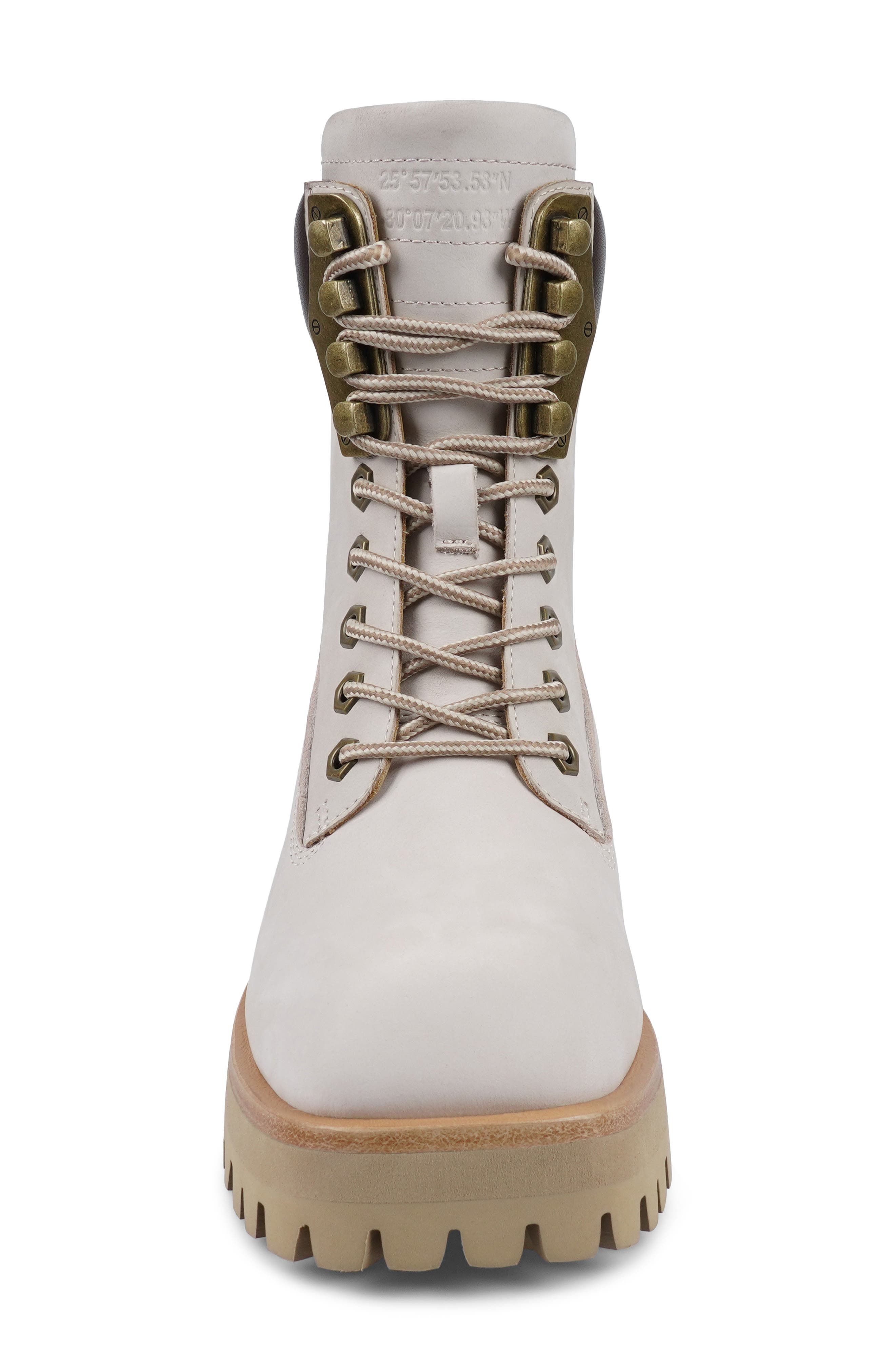 Kammi Lug Sole Bootie, Alternate, color, IVORY LEATHER