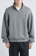 Elwood Oversize Core Quarter Zip Sweatshirt