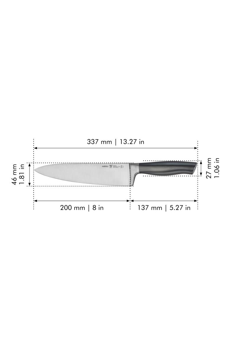 Graphite 8-Inch Chef's Knife, Alternate, color, GRAPHITE