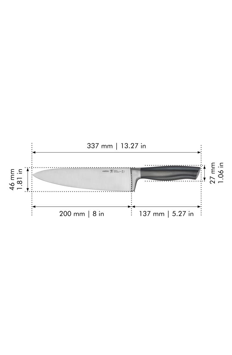 HENCKELS CUTLERY Graphite 8-Inch Chef's Knife, Alternate, color, Graphite