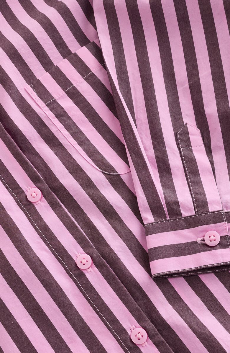 NEXT Kids' Stripe Cotton Button-Up Shirt & Pants Set, Alternate, color,