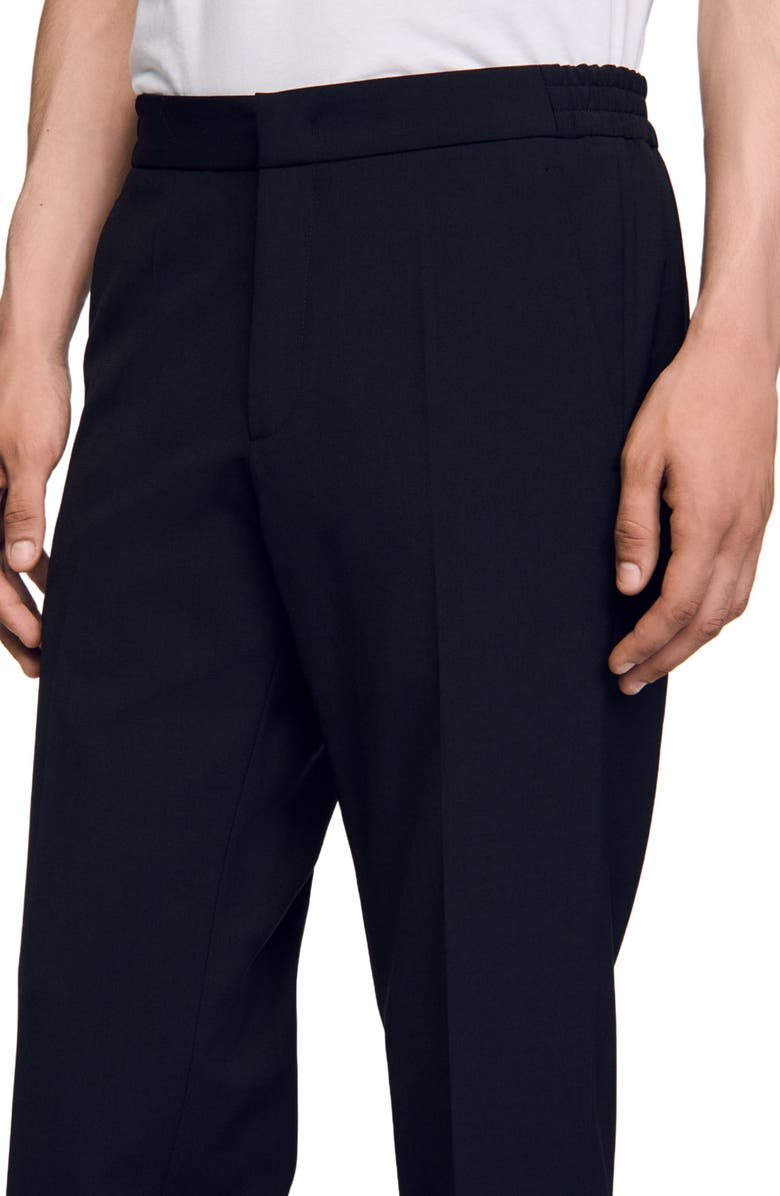 SANDRO Straight-leg trousers, Alternate, color, 