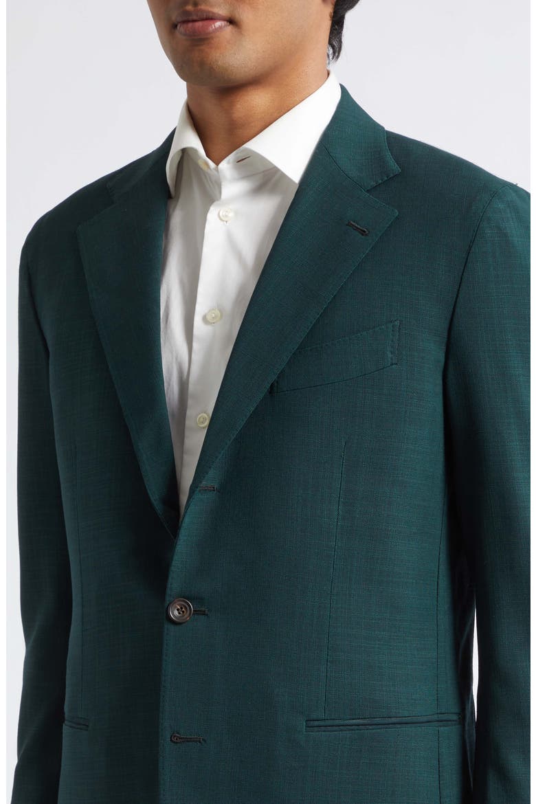 Waverly Virgin Wool Suit, Alternate, color, FOREST