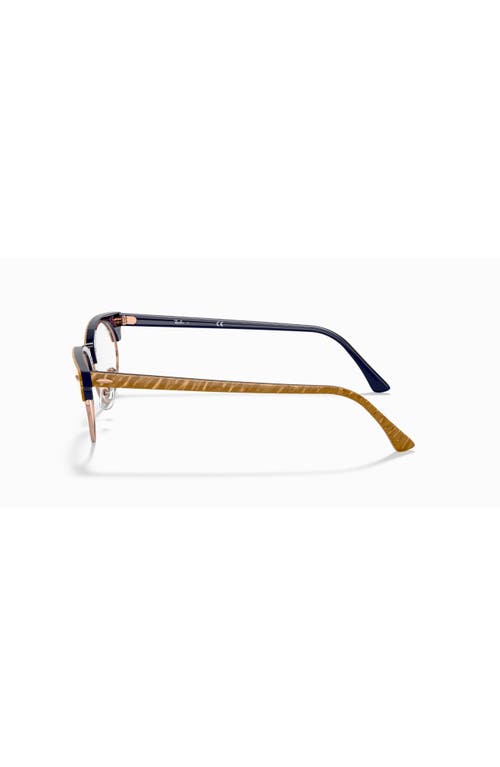 Ray Ban Ray-ban 52mm Oval Optical Glasses In Gold