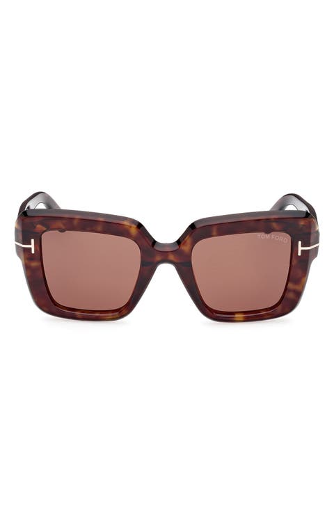 Esme 50mm Square Sunglasses