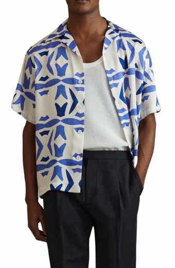 Purkiss Geo Print Camp Shirt