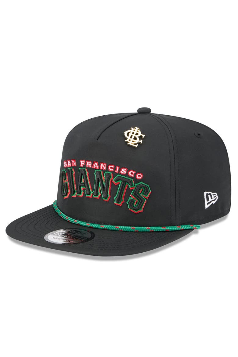 Men's New Era  Black San Francisco Giants 2025 Big League Chew Golfer Snapback Hat, Main, color, Black