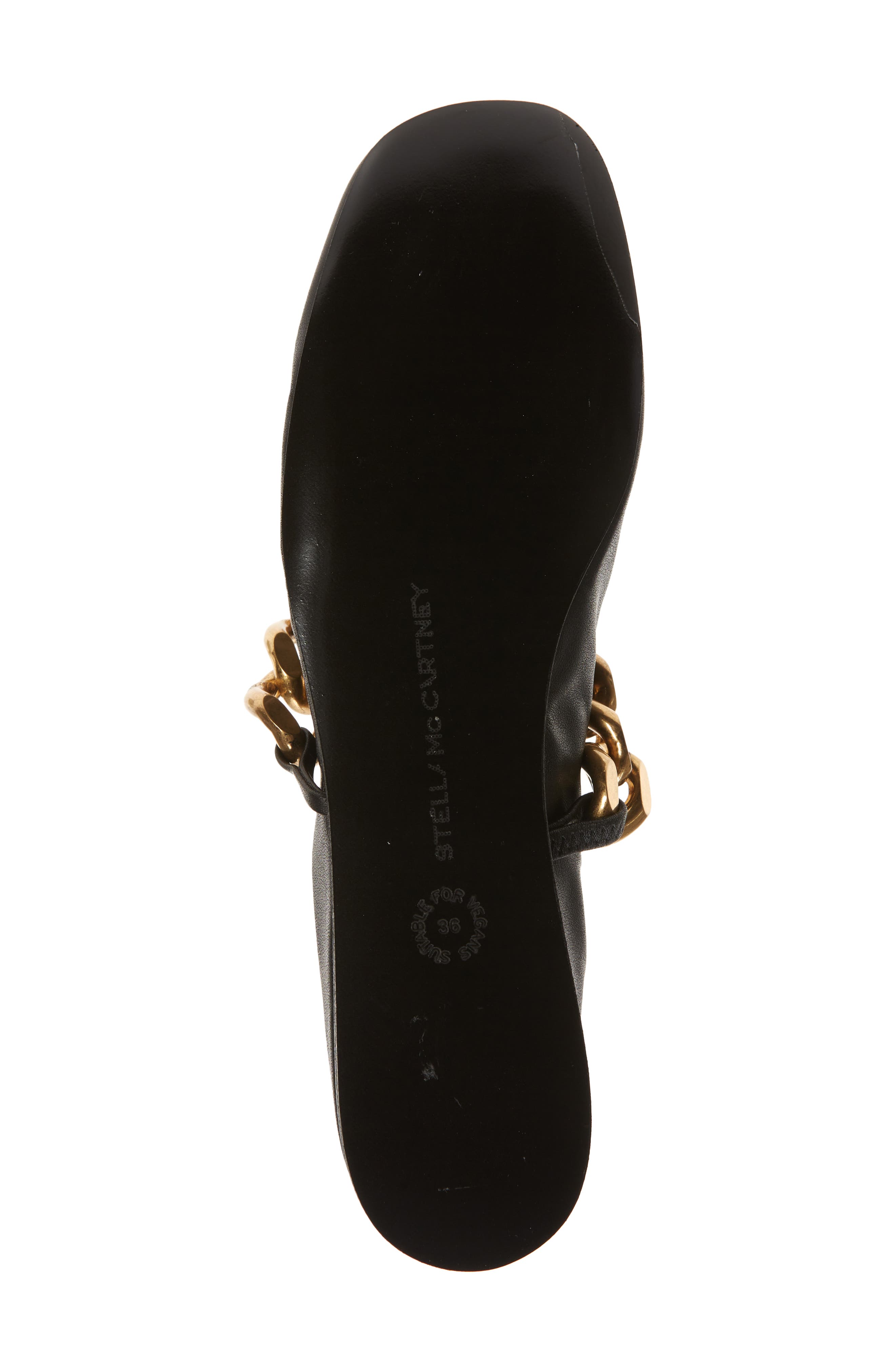 Stella McCartney Falabella Chain Ballet Flat, Alternate, color, 