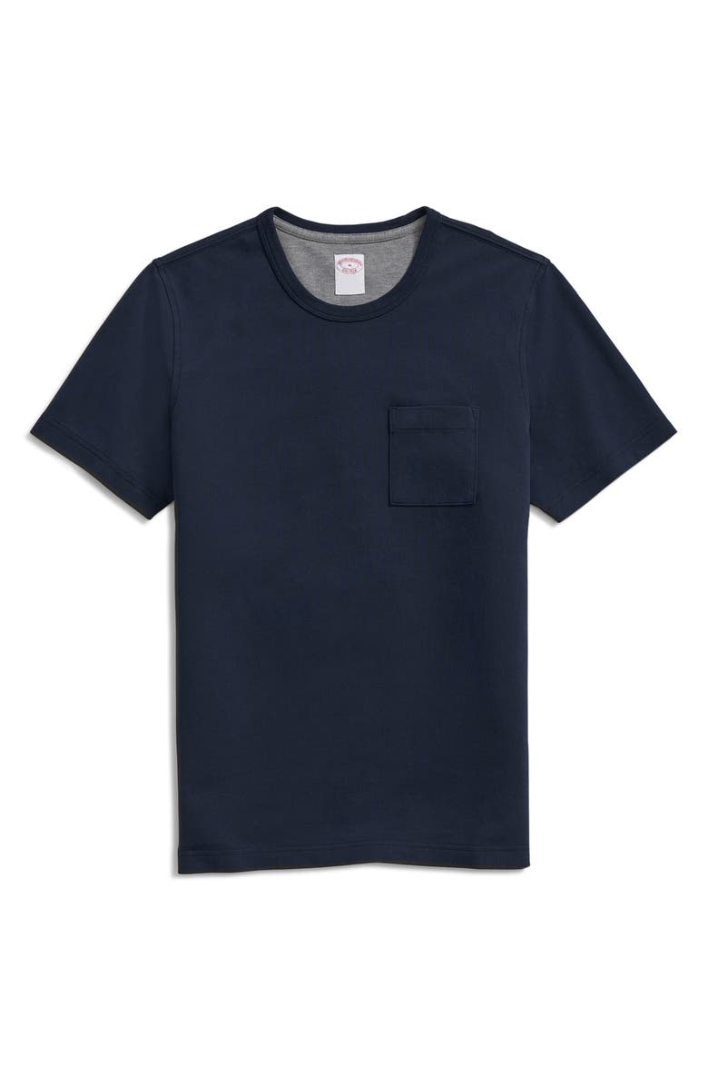Brooks Brothers Stretch Supima<sup>®</sup> Cotton Piqué Knit T-Shirt, Main, color, 