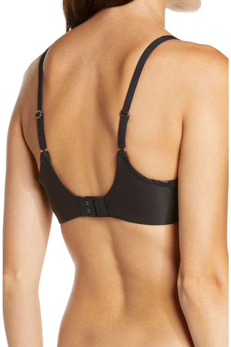 Light Luxury Underwire Spacer Bra, Alternate, color, BLACK