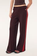 P.E Nation Solar Wide Leg Rib Knit Pants