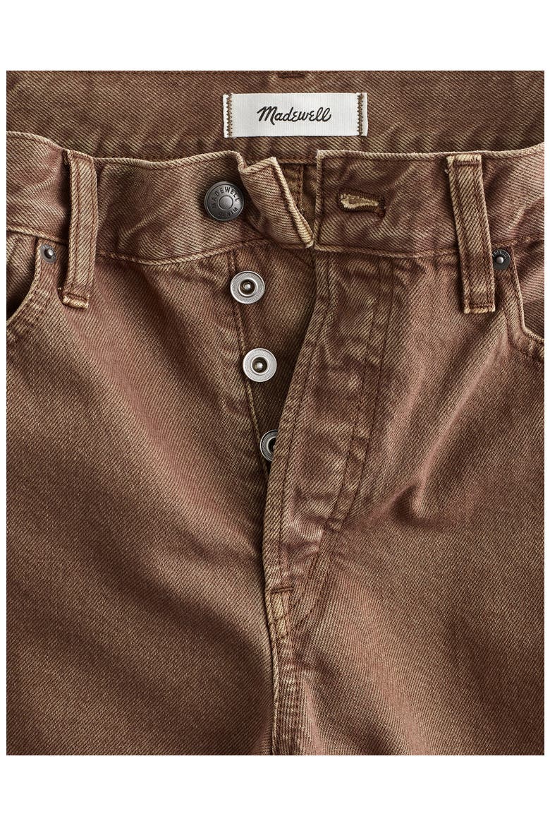 Low Slung Baggy Jeans, Alternate, color, DARK CHESTNUT