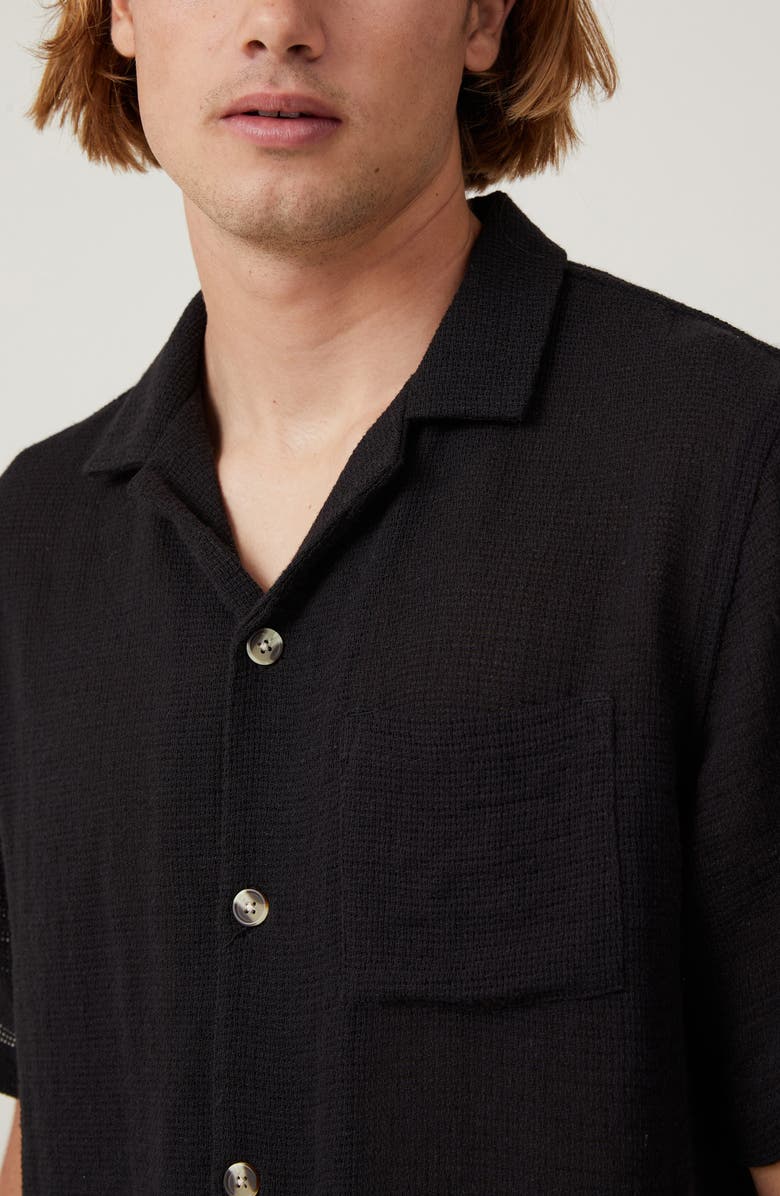 Cotton On Palma Cotton Camp Shirt, Alternate, color, 