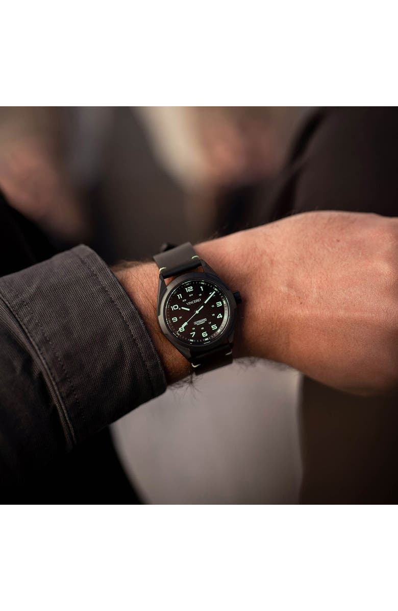 Vincero The Scout Titanium Automatic Strap Watch, 40mm, Alternate, color,