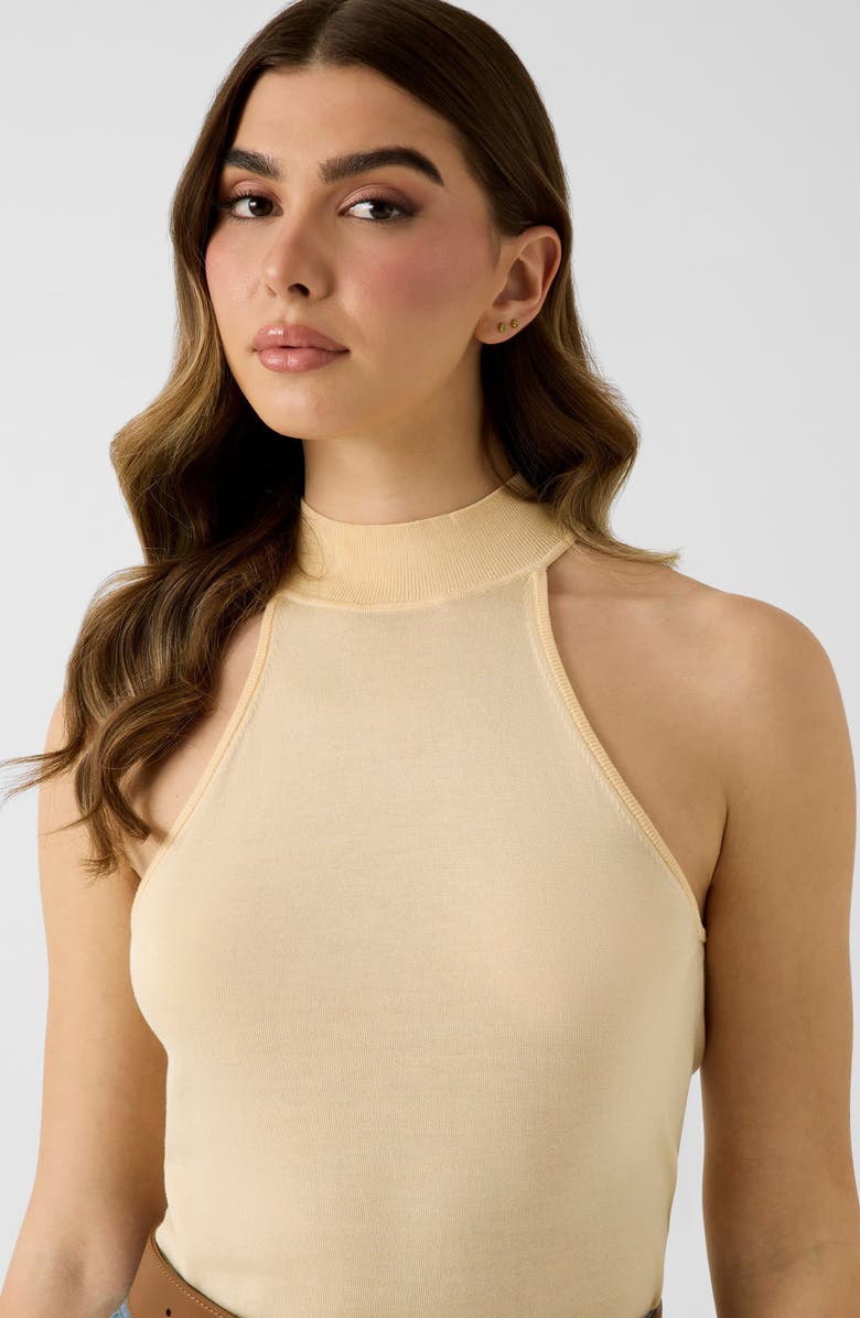 Marciano Cherie Sleeveless Turtleneck Sweater, Alternate, color,