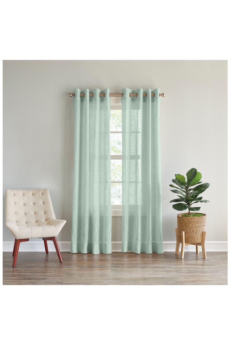 Classic Set of 2 Curtain Panels, Alternate, color, SAGE