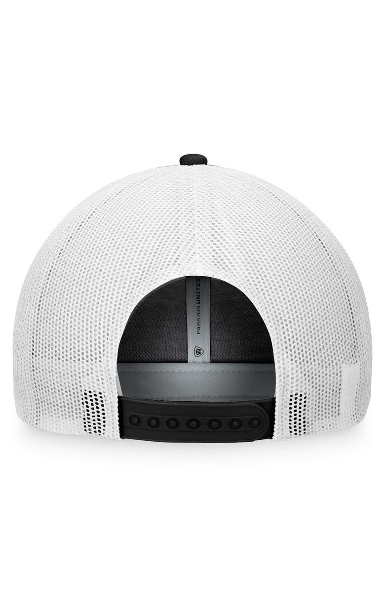 TOP OF THE WORLD Men's Top of the World Black/Gold Alabama State Hornets Daybreak Foam Trucker Adjustable Hat, Alternate, color, Black