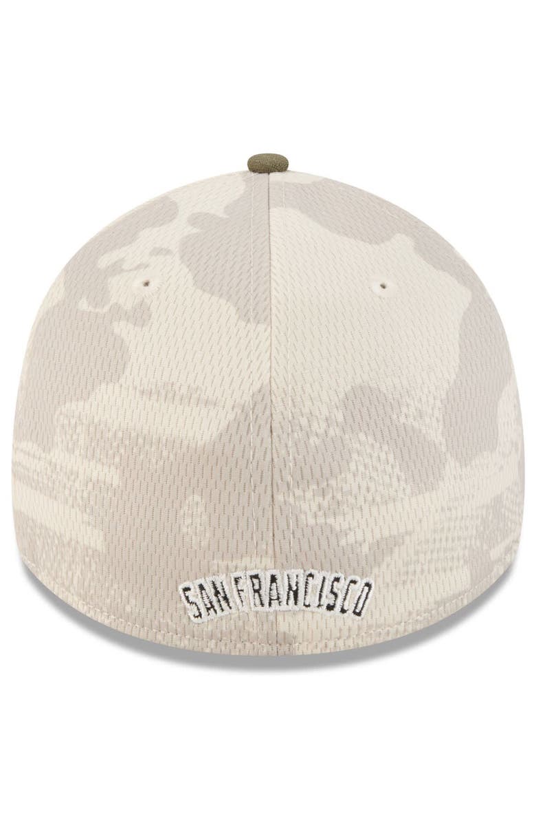 New Era Men's New Era Light Beige/Olive San Francisco Giants 2025 Armed Forces Day 39THIRTY Flex Hat, Alternate, color, Light Beige