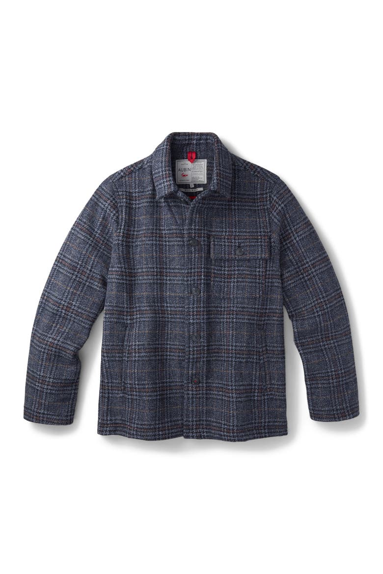 Nettleham Shirt Jacket, Alternate, color, Navy/Brown Check