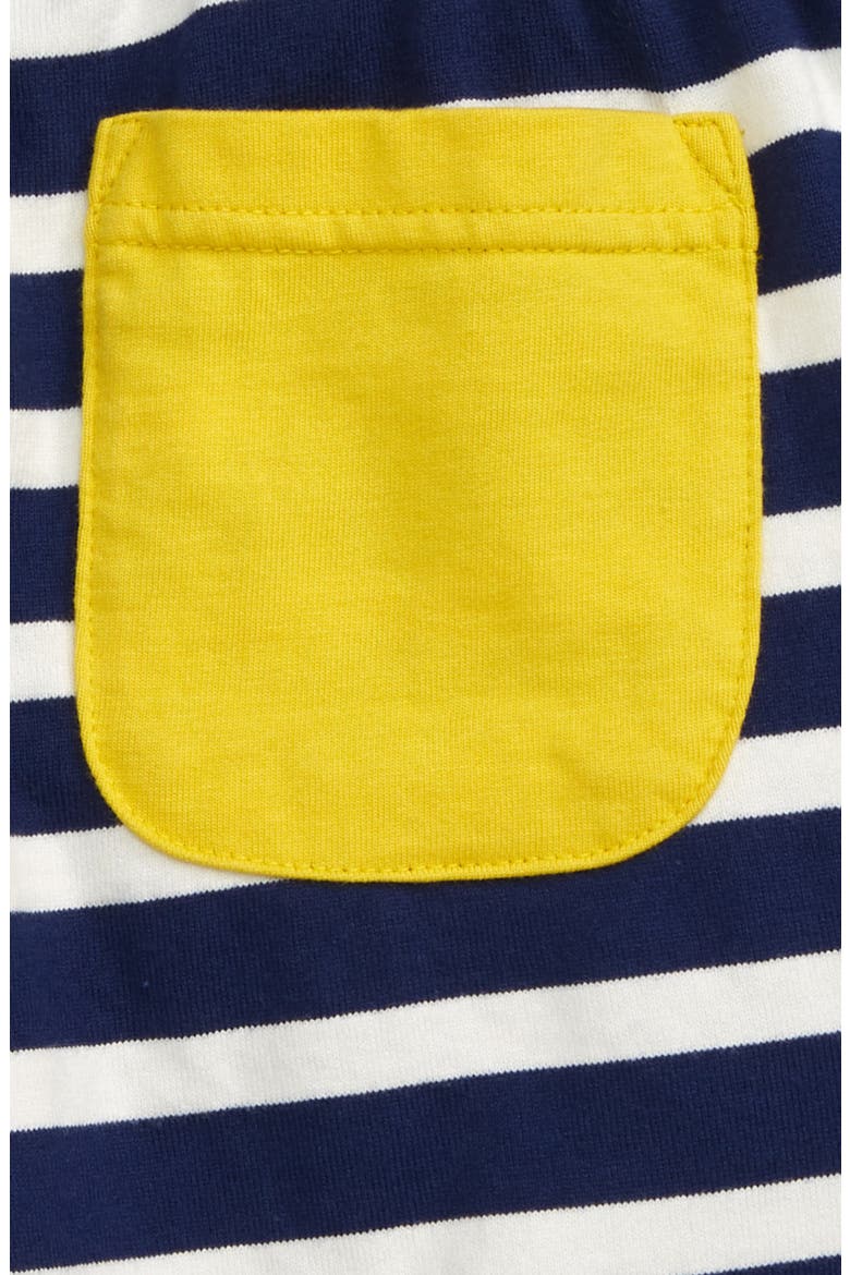 Stripe Baggies Drawstring Shorts, Alternate, color, COLLEGE NAVY/ IVORY