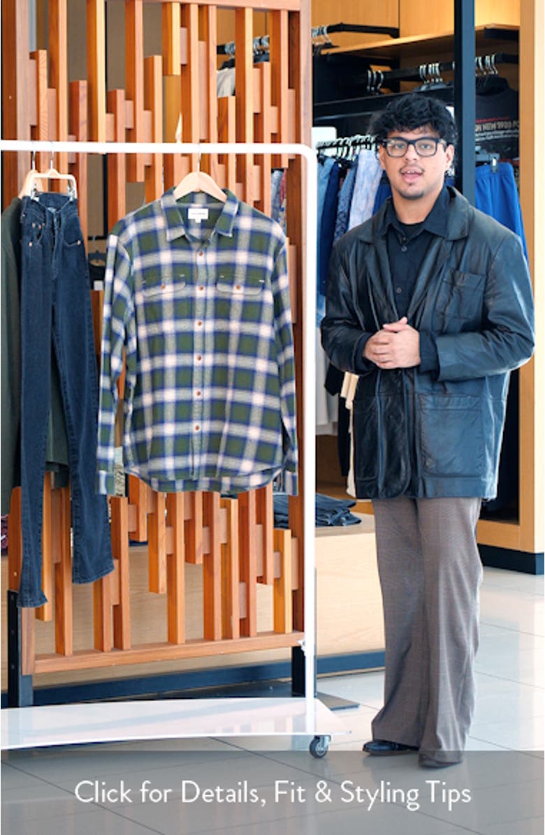 Cloud Soft Plaid Flannel Button-Up Shirt, sales video thumbnail