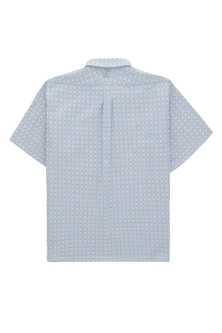 Prequel Cotton Short Sleeve Shirt, Alternate, color, BLUE