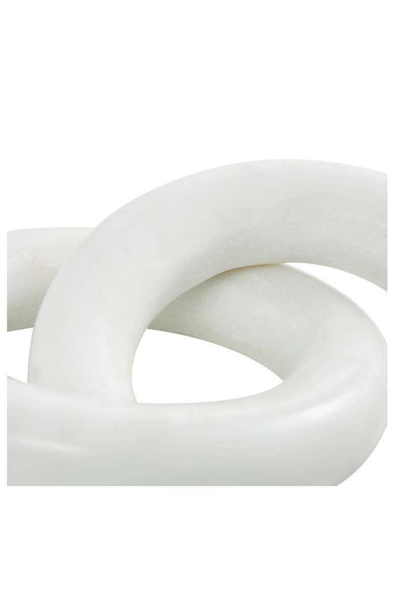 Marble Chain Sculpture, Alternate, color, WHITE