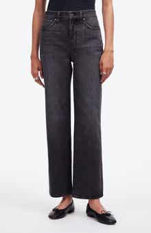 Madewell The Perfect Wide Leg Crop Jeans