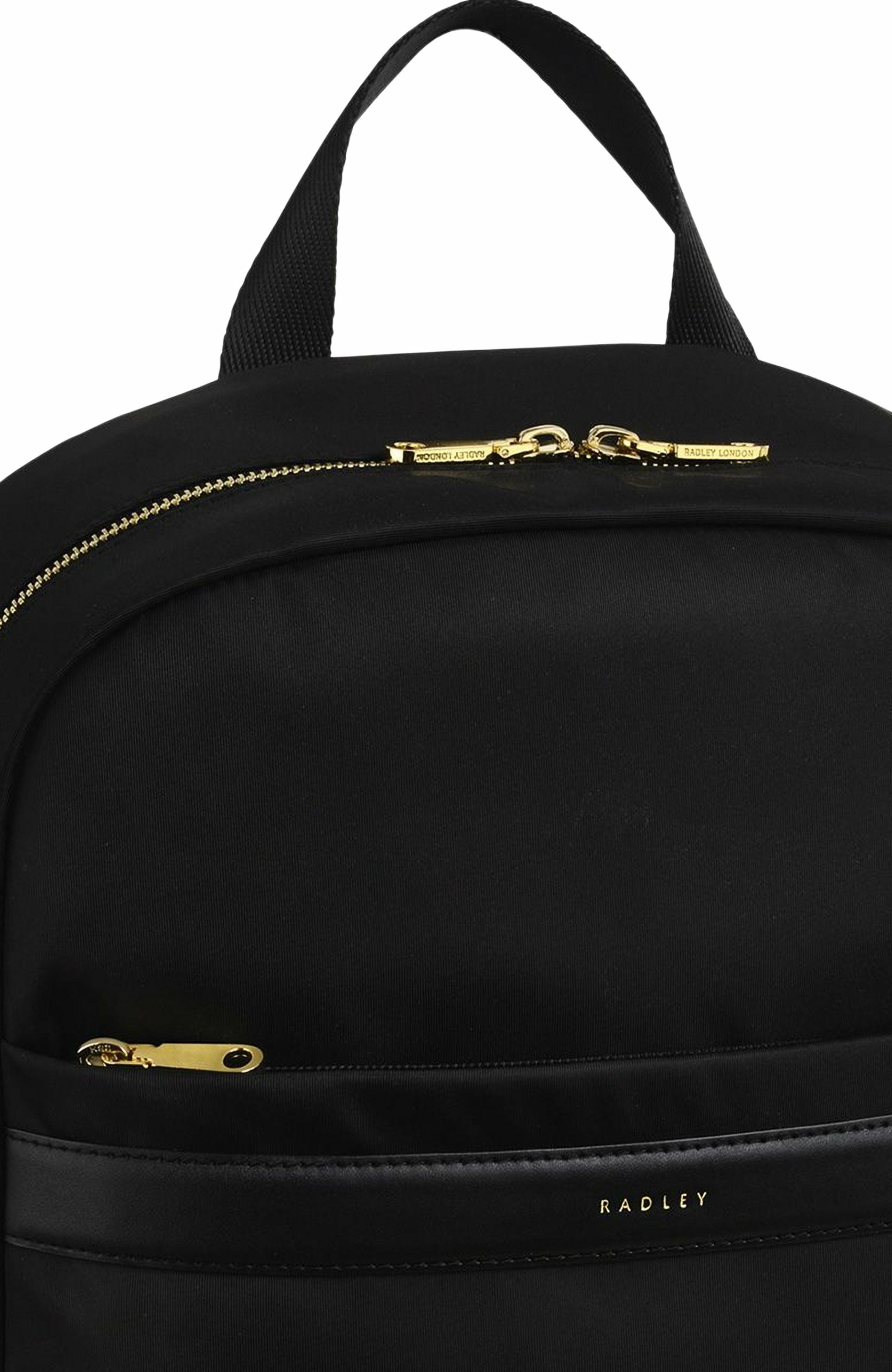 Radley Holland Park Medium Ziptop Backpack, Alternate, color, Black