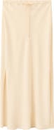MANGO Drawstring Waist Maxi Skirt