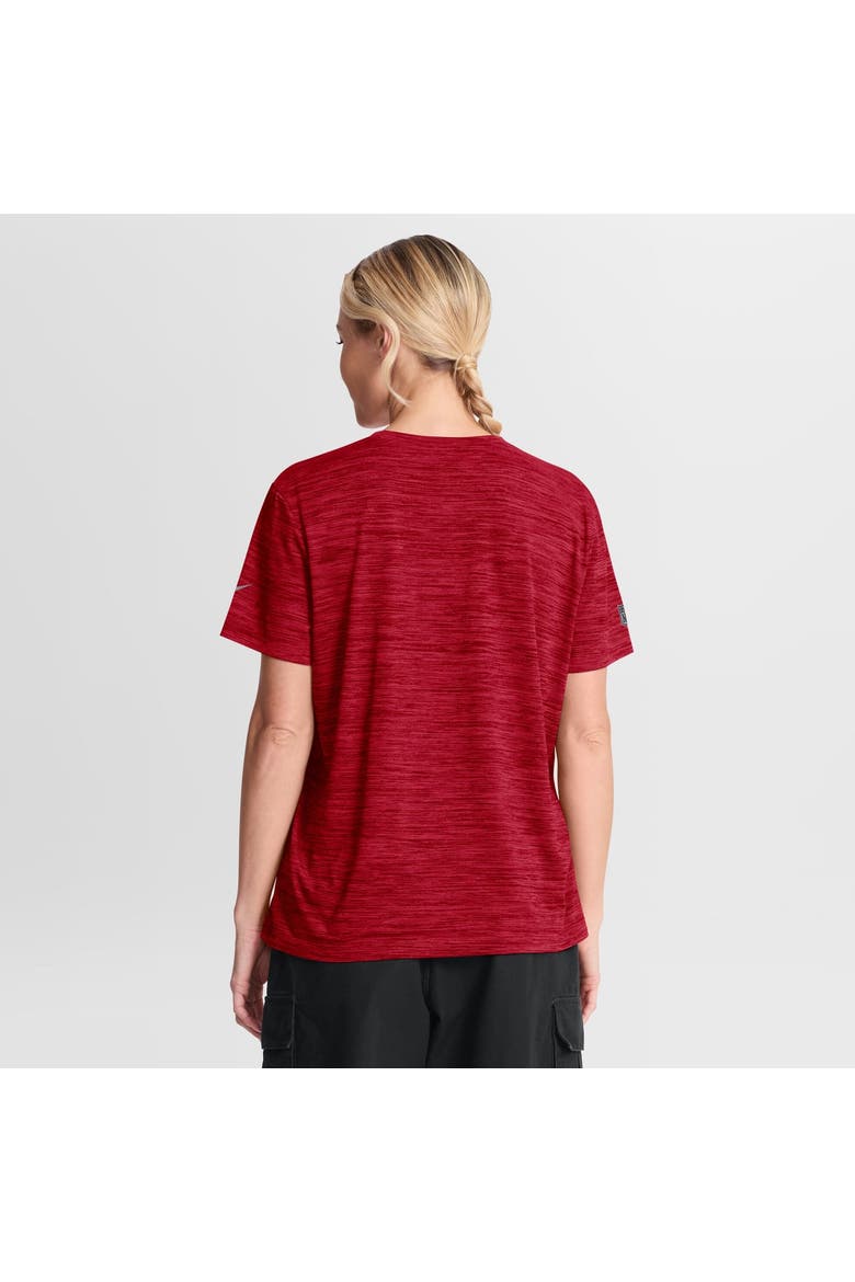 Women's Nike Scarlet San Francisco 49ers Sideline Velocity Dri-FIT T-Shirt, Alternate, color, Scarlet