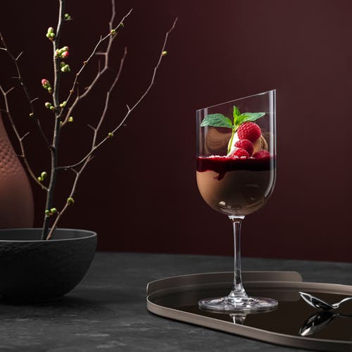 Villeroy & Boch New Moon Claret Glasses, Set Of 4 In Clear