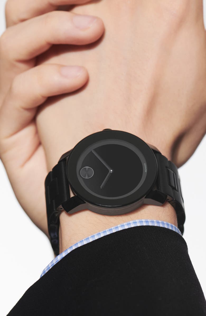 Movado 'Large Bold' Bracelet Watch, 42mm, Alternate, color,