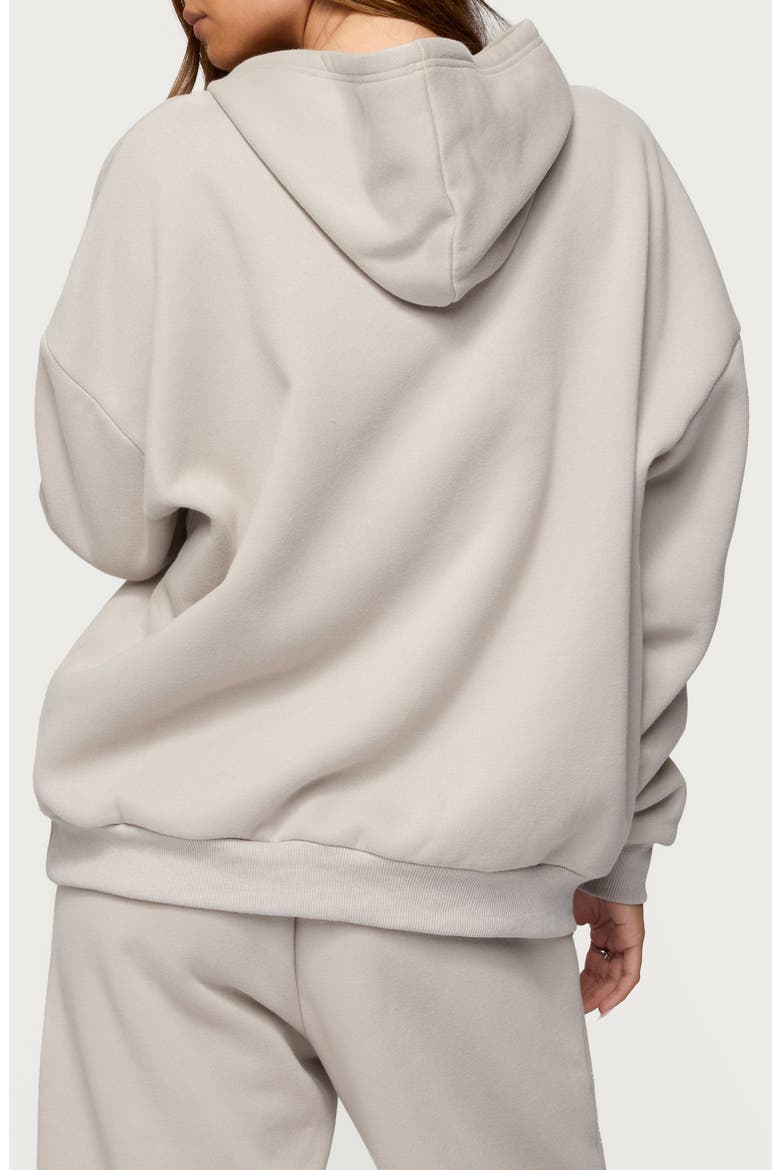 Wild Petal Graphic Hoodie, Alternate, color, BEIGE