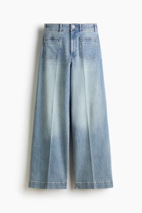 Wide High Jeans